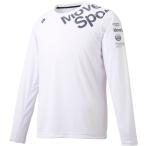 デサント DESCENTE メンズ サンスクリーン 長袖Tシャツ杢 DMMRJB61 DMMRJB61 WH