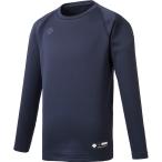 デサント DESCENTE ジュニア丸首長袖アンダーシャツ JSTD657 Dネイビー
