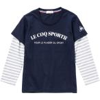 le coq sportif ルコック （レディース） レイヤード長袖シャツ QB115373 ネイビー