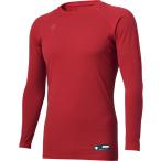 デサント DESCENTE 丸首長袖アンダーシャツ STD771 レッド