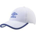 UMBRO アンブロ Jr．はっ水メッシュキャップ ジュニア UUDNJC01 WT