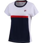 FILA フィラ ウィメンズ ゲームシャツ レディース テニスウェア VL7500 ホワイト
