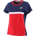 FILA フィラ ウィメンズ ゲームシャツ レディース テニスウェア VL7500 フィラネイビー
