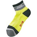 GOSEN ゴーセン MEN’S ショートソックス F1602 ネオンイエロー