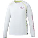 GOSEN ゴーセン レディース テニスウェア ファンプラロングTシャツ UT1803 ホワイト