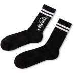 Ellesse エレッセ クルーソックス 男女兼用 ユニセックス Clew Socks EHA00103 ブラック