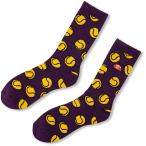 Ellesse エレッセ テニスボール ソックス 男女兼用 ユニセックス Tennisball Socks EHA00104 パープル