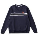 Ellesse エレッセ （男女兼用 テニスウェア） Vネックスウェット ETS36300 ネイビー゛