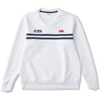 Ellesse エレッセ （男女兼用 テニスウェア） Vネックスウェット ETS36300 ホワイト