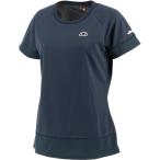 Ellesse エレッセ メッシュ ラグランゲームシャツ レディース テニスウェア EW00121ZT ネイビー