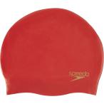 Speedo スピード シリコーンキャップ SD93C03 Lレッド