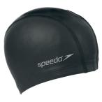 Speedo スピード  男女兼用  シリコーンコーティングキャップ SD93C56 ブラック