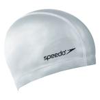 Speedo スピード  男女兼用  シリコーンコーティングキャップ SD93C56 シルバー