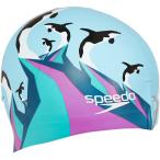 Speedo スピード  男女兼用 スイムキャップ（練習・フィットネス用）  シリコーンキャップ SD97C14 ターコイズ