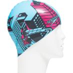 Speedo スピード プリントシリコーンキャップ SE11950 BLRE