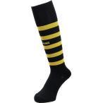 GRANDE グランデ （男女兼用・ジュニア サッカー・フットサルウェア） ボーダー サッカーソックス GFPH12904 BLK/GLD