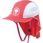 AQA エーキューエー UV DRY フラップキャップ キッズ KW4468A チェリーPK/WT