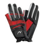 nichiyo-NICHIYO замша перчатка G322 черный / красный 