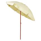CAPTAIN STAG キャプテンスタッグ ガーデンハウス UVカットパラソル200cm（ベージュ） MG0344
