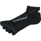 LUCENT ルーセント メンズ 5本指ソックス ショート ブラック XLN1999 ブラック