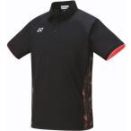 Yonex ヨネックス ゲームシャツ（フィットスタイル）メンズ 10298 ブラック/オレンジ