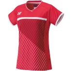 Yonex ヨネックス ウィメンズ ゲームシャツ 20597 ルビーレッド