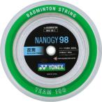 Yonex ヨネックス バドミントン用ガット ナノジー98 100mロール NBG981 シルバーグレー