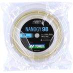 Yonex ヨネックス バドミントン用ガット ナノジー98 200mロール NBG982 コスミックゴールド