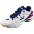 Yonex ヨネックス 男女兼用 バドミントンシューズ パワークッション66Z POWER CUSION 66Z SHB66Z ホワイト/ネイビー
