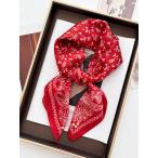 ショッピングスカーフ アクセサリー レディース スカーフ 1枚 ボヘミアン風 ペイズリー ディジー フローラル 70cm角スカーフ、カジュアルでファッシ