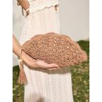 ショッピングストローバッグ バッグ レディース クラッチバッグ レディース ストローバッグ 無地 ミニマリスト 実用的 マルチパーパス