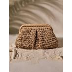 ショッピングストローバッグ バッグ レディース クラッチバッグ ラッシュデザイン ゴールド ストロー バッグ ペーパー、ビーチ必需品 女性バッグ バケーション