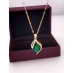 ジュエリー レディース ネックレス ペンダント グリーン クリスタルライク 女の子用 - 理想的な ギフト 用 誕生日 , 母 ,