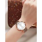 ショッピング文字盤カラー 腕時計 レディース クォーツ ダイヤモンド ステンレススチールバンド ゴールド 腕時計 レディース 水に強い