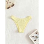  женский купальный костюм низ простой дизайн одноцветный sa Marvie chi бикини низ 