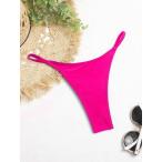  женский купальный костюм низ neon розовый язык ga бикини низ 
