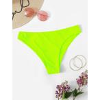 женский купальный костюм низ sa Marvie chi solid neon цвет. бикини низ, для купальника. хлеб ti