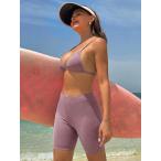  женский купальный костюм низ женский одноцветный пляж шорты купальный костюм низ 