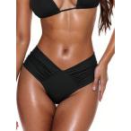  женский купальный костюм низ женский одноцветный Roo shu Shape бикини низ 