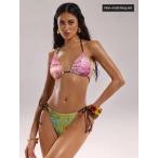  женский купальный костюм tops женский принт образец bake-shon лоскутное шитье sexy elegant топ на бретелях Mini Try a