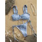  женский купальный костюм бикини комплект женский sexy &amp; Mini ma список Europe american стиль Thai большой Leopard рисунок biki