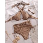 レディース 水着 ビキニセット フィットバストワイヤー入り ビーチウェアセット レディース水着