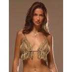  женский купальный костюм tops топ на бретелях многоцветный бахрома вязаный бикини верх только, весна лето. bake-shon, sexy .bohe mia 