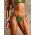  женский купальный костюм низ цветочный вышивка боковой лента бикини низ Hori te-&amp; пляж specification 