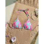 женский купальный костюм tops sexy топ на бретелях треугольник верх ракушка украшение One-piece купальный костюм, Random Toro pika