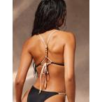  женский купальный костюм tops женский sexy . лето. resort пляж золотой бисер оборудование орнамент задний дизайн бикини верх 