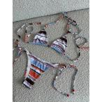 ショッピングビキニ レディース 水着 ビキニセット 新作 春夏 セクシー ストライプ柄 ファッション カジュアル レディース ビーチ ホリデー デート