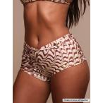  женский купальный костюм низ ремень кольцо имеется принт купальный костюм Mini шорты, пляж bake-shon Hori te- summer путешествие пляж we