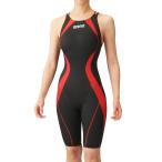 【30%OFF】アリーナ 競泳水着 ARN4020W BKRD サイズ女M レーシングワンピーススパッツ（オープンバック・ハーフレッグ）FINA承認 2025年モデル