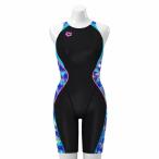 【40%OFF】アリーナ 競泳水着 FAR9564W BKBU サイズ女S セイフリーバックスパッツ（着やストラップ） FINA承認